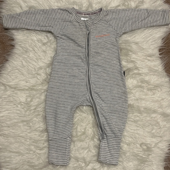 0-3m Bonds Striped Wondersuit - Picture 1 of 5